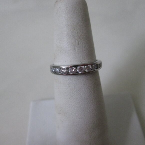 Zales Pt950 Platinum diamond band ring